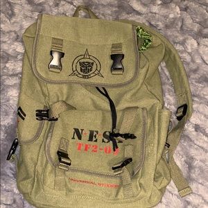Transformers book bag from universal studios
